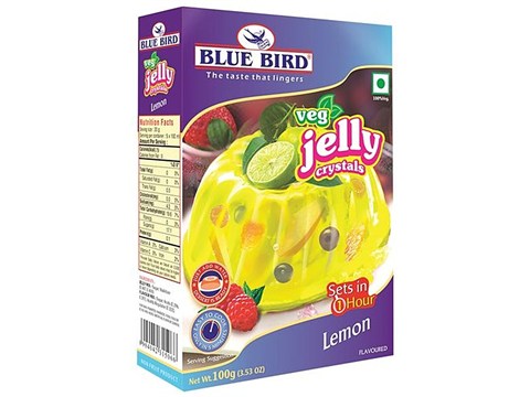 Blue Bird Jelly Crystals - Lemon, Veg, 100 g