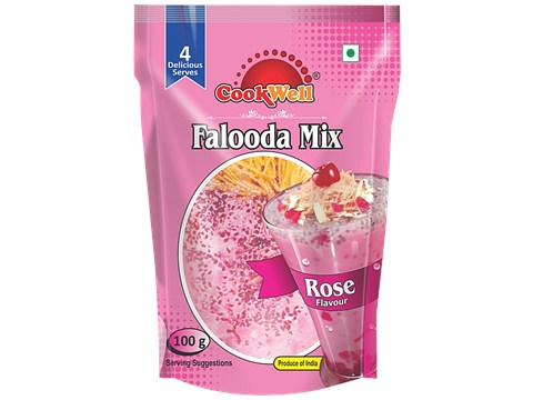 Cookwell Falooda Mix - Rose, 100 g
