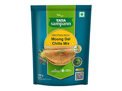 Tata Sampann Chilla Mix - Moong Dal/Hesaru Bele, 180 g