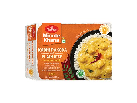 Haldiram's Ready To Eat - Kadhi Pakoda With Plain Rice, 375 g