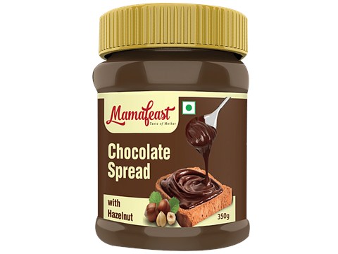 Mamafeast Chocolate Spread With Hazelnut - Can Be Use With Bread, Roti, Paratha, 340 g