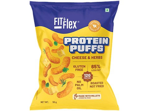 Fit & Flex Protein Puff - Cheese & Herbs, 55 g