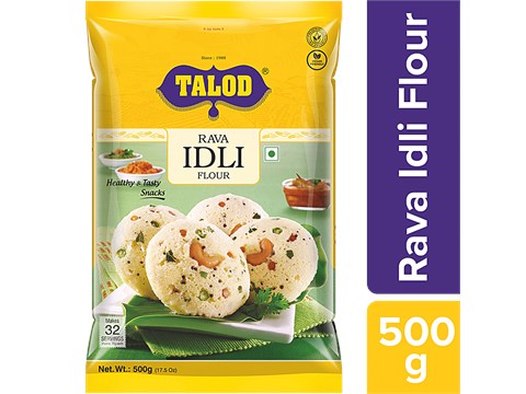 Talod Rava Idli Flour - Healthy & Tasty, Makes 32 Servings, 500 g