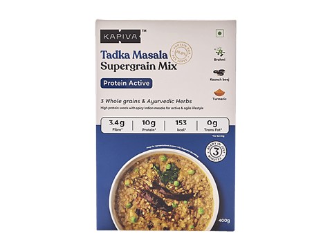 Kapiva Tadka Masala Supergrain Mix Protein Active, 400 g