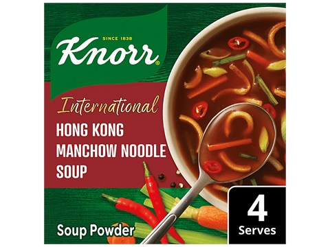 Knorr International Hong Kong Manchow Noodle Soup - Real Vegetables, No Added Preservatives, 44 g