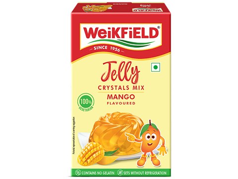 Weikfield Mango Flavoured Jelly Crystals Mix, 90 g