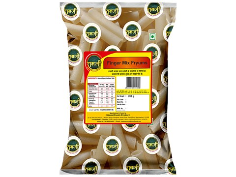 Ramji Finger Mix Fry Papad/Fryums, 200 g