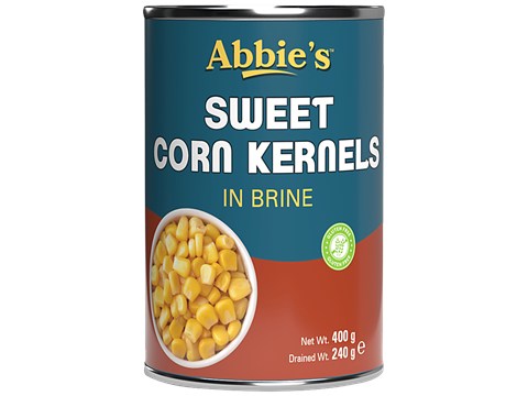 Abbies Sweet Corn Kernels, 400 g