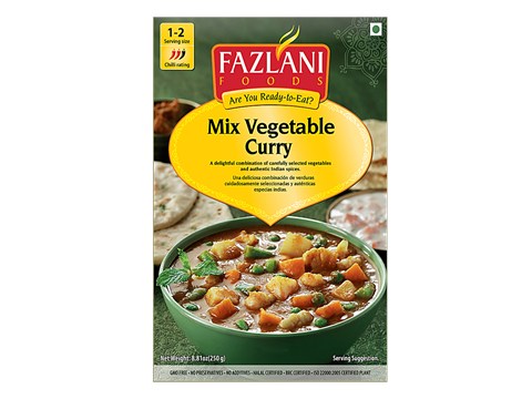 Fazlani Foods Mix Vegetable Curry, 250 g