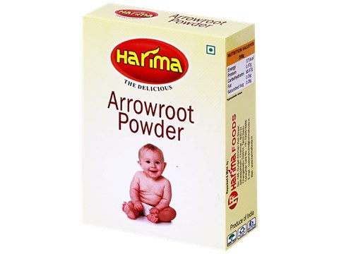 HARIMA  Arrowroot Powder - Starchy Flour, Gluten Free, Easy To Digest, 50 g