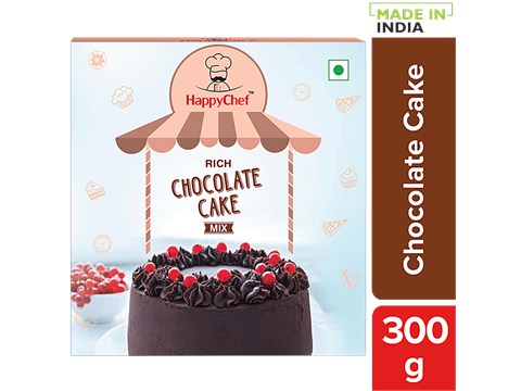 HappyChef Rich Chocolate Cake Mix - Quick & Easy, 300 g