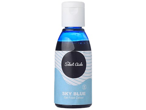 The Select Aisle Gel Food Colour - Sky Blue, Premium Quality, Adds Vibrant Look, 30 ml