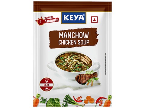 Keya Manchow Chicken Soup - Single Serve, Ready In A Minute, 13 g