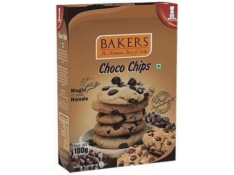 BAKERS Choco Chips - Premium Quality, For Baking, 100 g