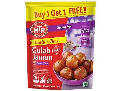 MTR Gulab Jamun Mix - Easy To Make, 160 g