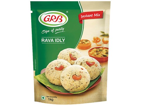GRB Rava Idly Instant Mix - Soft, Fluffy, 1 kg