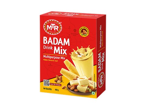 MTR Badam Drink Mix - Real Badam, Elaichi & Kesar, 450 g