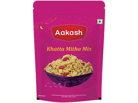 Aakash Khatta Mitha Mix Namkeen, 350 g