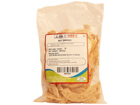 Sai Balaji Farm Fresh Salt Sakinalu, 250 g