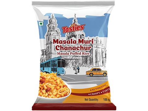 Tasties Masala Muri Chanachur / Masala Puffed Rice Mixture, 100 g