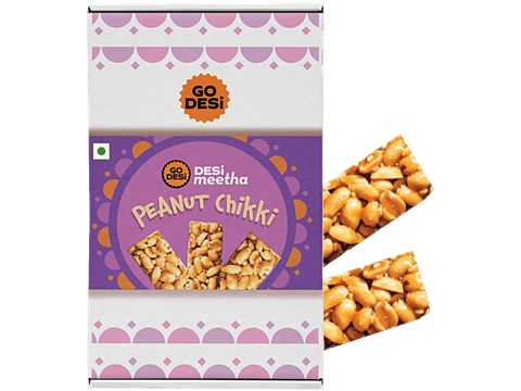 GO DESi Peanut Chikki, 450 g