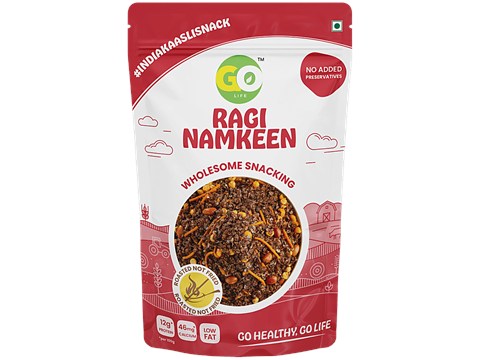 Go Life Ragi Namkeen - Wholesome Snack, Protein Rich, 150 g