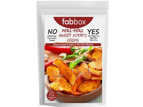 Fabbox Sweet Potato Chips - Peri Peri, 35 g