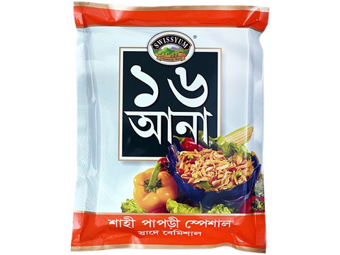 Swissyum Sholo Aana Shahi Papri Special Namkeen Mixture, 450 g