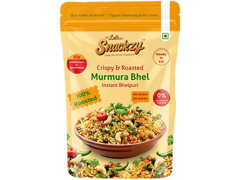 Let's Snackzy Roasted Murmura Bhel, 115 g