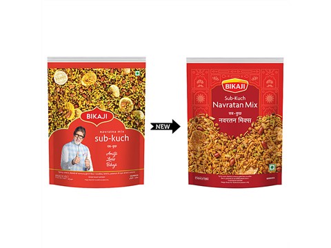 Bikaji Navarattan Mix - Sub-Kuch, Spicy, 400 g