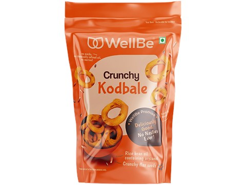 WellBe Crunchy Kodbale, 120 g