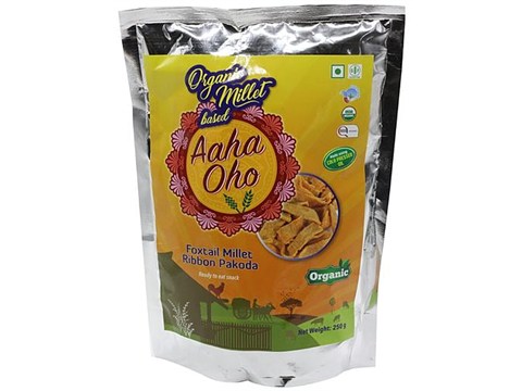 Aaha Oho Organic Ribbon Pakoda, 250 g