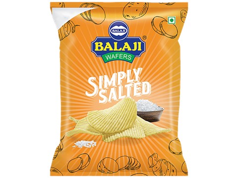 Balaji Simply Salted Wafers, 140 g
