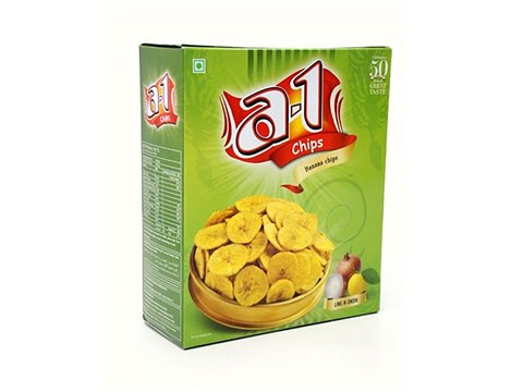 A-1 Chips Banana Chips - Lime-N-Onion, 200 g