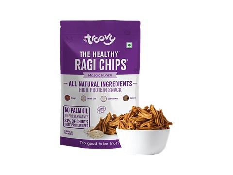 Troovy The Healthy Masala Punch Ragi Chips, 70 g