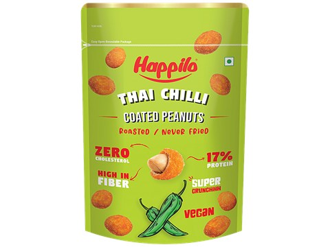 Happilo Thai Chilli Coated Peanuts, 150 g