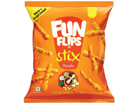 Fun Flips Stix Masala - Delicious Flavours, 20 g