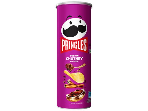 Pringles Fusion Chutney Potato Crisps, 102 g