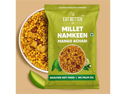 Eat Better Co Mango Achari Millet Namkeen, 30 g