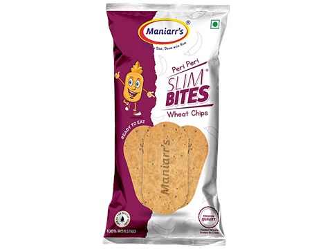 Maniarr's Peri Peri Slim Bites Wheat Chips, 60 g
