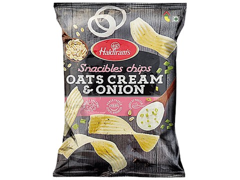 Haldiram's Chips Oats Cream Onion - Ready To Eat Savouries, 55 g