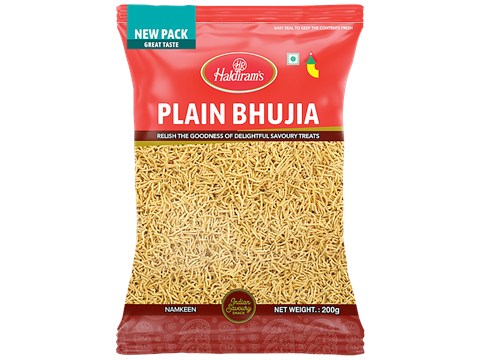 Haldiram's Namkeen - Plain Bhujia, 200 g