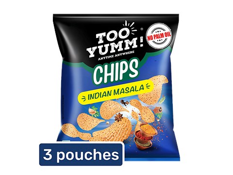 Too Yumm! Indian Masala Potato Chips, 3x44 g
