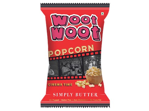 MR. MAKHANA Woot Woot Popcorn - Simply Butter, 70 g