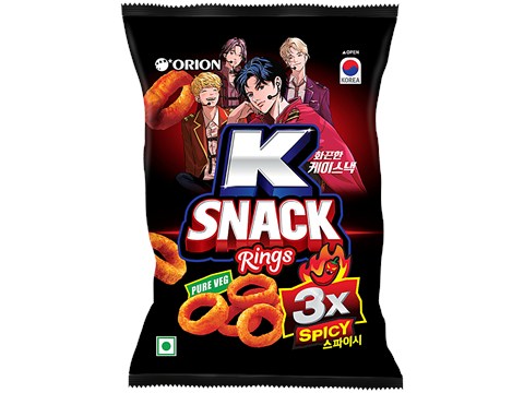 Orion K Snack 3x Spicy Rings, 70 g