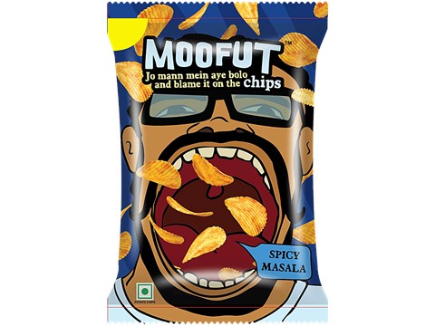 Moofut Potato Chips - Spicy Masala, 25 g