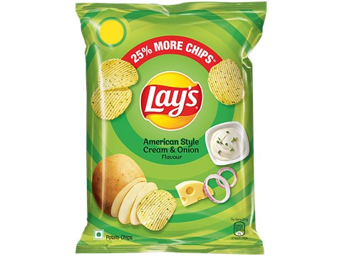 Lay's American Style Cream & Onion Potato Chips, 48 g