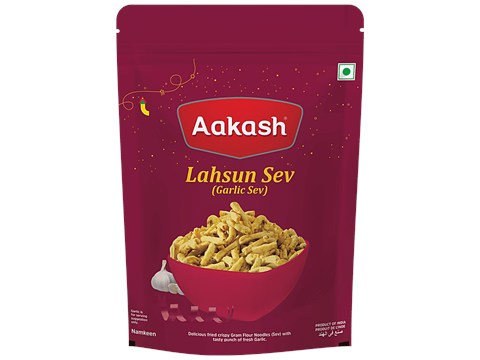 Aakash Lahsun Sev Namkeen, 350 g