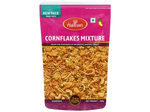 Haldiram's Corn Flakes Mixture Namkeen, 400 g