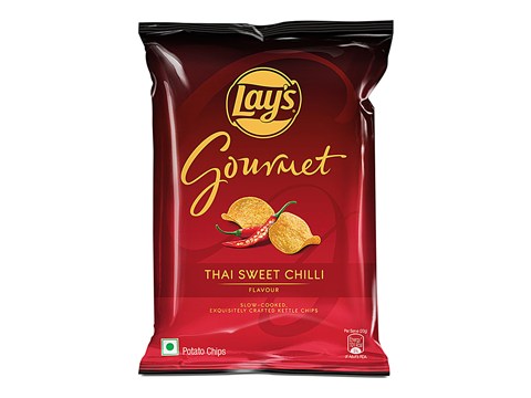 Lay's Gourmet Kettle Chips - Thai Sweet Chilli, 80 g